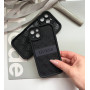GUESS Premium: протиударний чохол на iPhone 13 , чорний